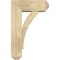 Ekena Millwork Thorton Craftsman Rough Sawn Bracket w/ Offset Brace, Douglas Fir, 6"W x 14"D x 22"H BKT0604X14X22THR04RDF - alternate 4